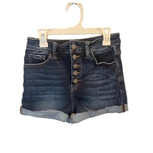 KanCan-Kirby- Ultra High Rise Button Fly Denim Shorts Size 26 – Barely Worn